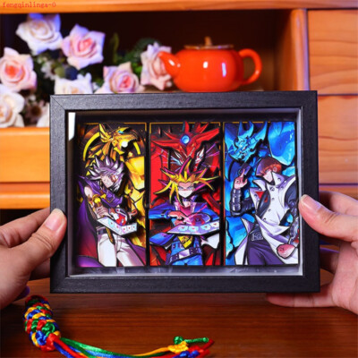 Yu-Gi-Oh! Egyptian God 3D Paper Carving Art Painting Home Decor Table Ornament-image