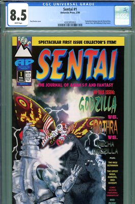 Sentai #1 CGC 8.5 - Roche cover - 1st unofficial appearance of Mothra in comics-image
