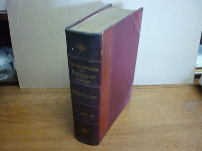Encyclopedia of Pennsylvania Biography. Vol VII. 1/2 leather. VG copy.-image