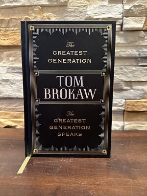 The Greatest Generation/ Greatest Generation Speaks, HC Leather Bound, T. BROKAW-image