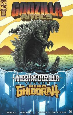 Godzilla Rivals Mechagodzilla vs King Ghidorah #1 1:10 Justin Mason Variant I...-image