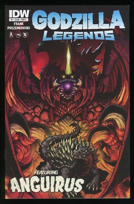 Godzilla Legends 1C Variant Comic cover by Matt Frank Anguirus Destroyah Gojira-image
