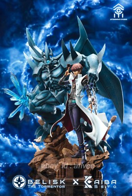Aftershock Studio 1/4 - Yu-Gi-Oh! Obelisk the Tormentor & Seto Kaiba Statue-image