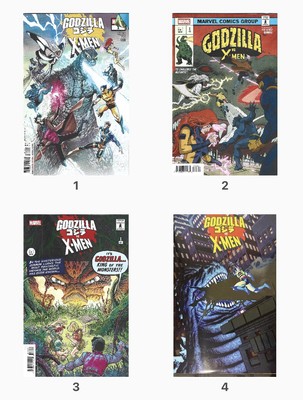 GODZILLA  VS X-MEN #1 (2025 MARVEL)  NM  -  FIRST PRINT - VARIANT COVER CHOICES!-image