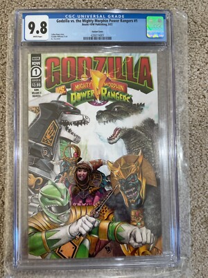 GODZILLA vs. MIGHTY MORPHIN POWER RANGERS #1 NM/MINT CGC 9.8 Variant comic-image