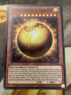 Yu-Gi-Oh! The Winged Dragon of Ra - Sphere Mode - CIBR-ENSE2 - SUPER RARE - NM-image