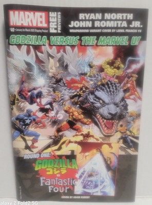 Marvel Previews #202501 Gozilla vs MCU - Huge Auction Combine Ship & Save $$$-image