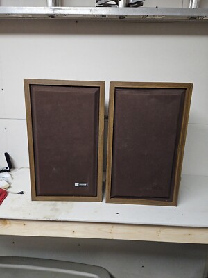 Vintage Fisher Speakers NL8139-124 8ohms TESTED -image