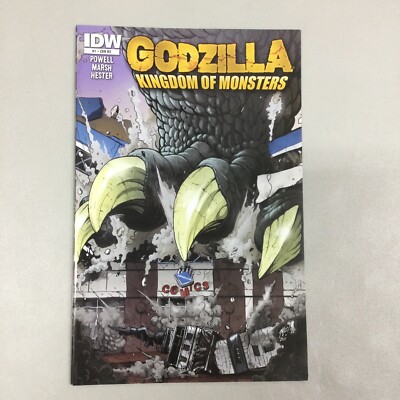 Godzilla Kingdom Of Monster #1 Downtown Comics Exclusive IDW (GZ97) 2nd printing-image