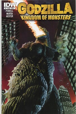 IDW Comics Book Godzilla 1st Print A Kingdom of Monsters 2011 Grade NM 9.6/9.8-image