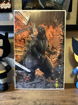 Godzilla vs. Mighty Morphin Power Rangers #1 Eskivo Exclusive Wraparound-image