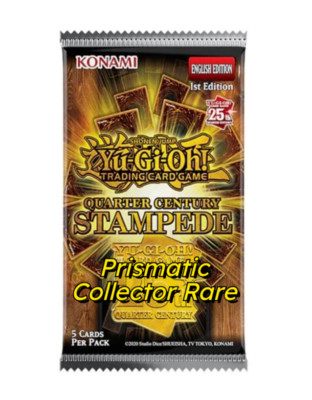 Yu-Gi-Oh! Quarter Century Stampede - Prismatic Collector Rare Singles - RA04 NM-image