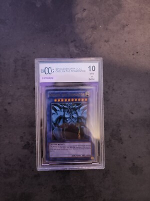 YuGiOh Legendary Collection Obelisk the Tormentor Limited LC01-EN001 PSA 10 GEM-image