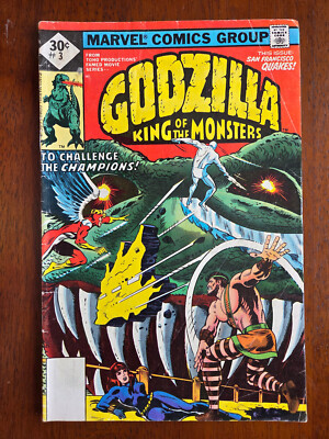 Godzilla #3 (1977 Marvel) Good/VG Whitman Variant-image