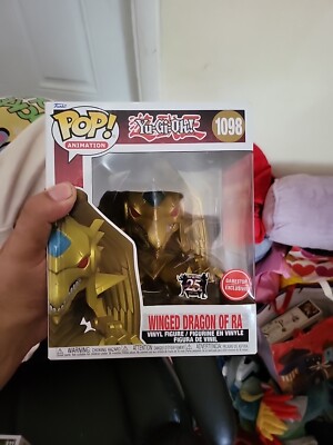 G7 Funko Pop Yu-Gi-Oh WINGED DRAGON OF RA Gamestop Exclusive Vinyl Figure 1098-image