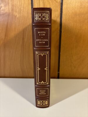 1986 Franklin Library Joyce Carl Oates Marya A Life Signed 1st Edition-image