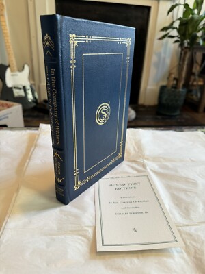 EASTON PRESS/SIGNED In the Company of Writers CHARLES Scribner First Ed 1990 VG-image