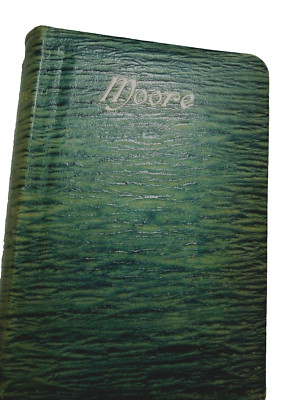 Memoir of Thomas Moore Hard Copy Leather Bound Antique Book 1920-image