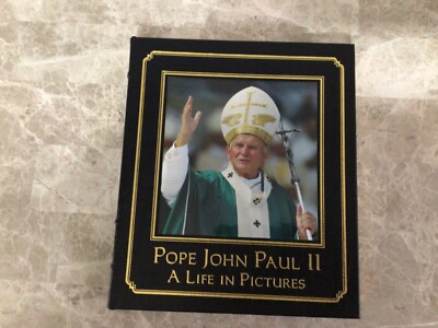 Easton Press: Pope John Paul II - A Life in Pictures Leatherbound Unread-image
