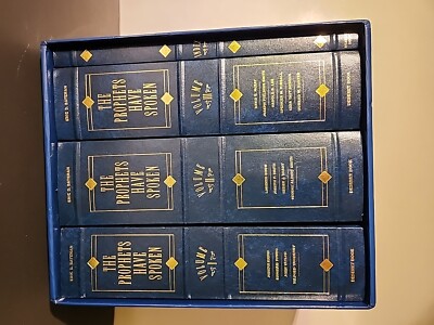 The Prophets Have Spoken - 3 Vol + Index  1999 LDS Faux Leather Complete Box Set-image