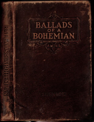 Ballads of the Bohemian by Robert Service, 1921, FIRST Embossed Full Leather-image