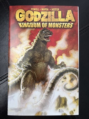 Godzilla Kingdom Of Monsters 1 IDW Comics 2011 Eric Powell Tri-Fold Cover-image