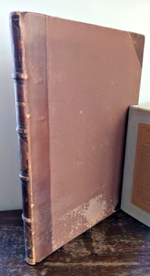 Circa 1875 leatherbound Biography of Shakespeare by Charles Knight-image