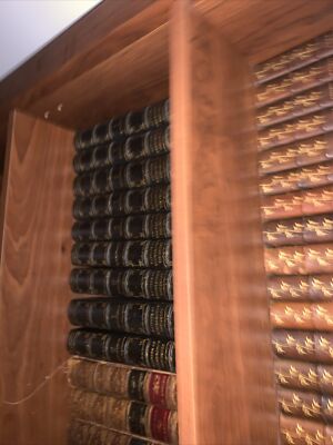 9 leather volumes, “Courtiers and Favorites of Royalty.” Excellent condition.-image