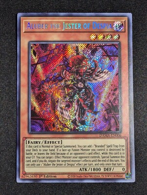 Yugioh - Aluber the Jester of Despia DAMA-EN006 1st Edition Secret Rare NM-image