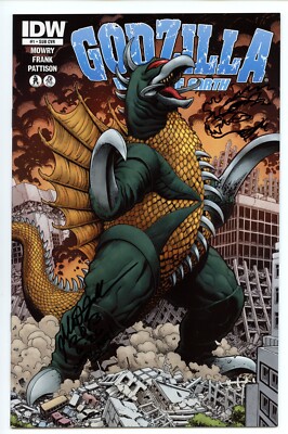 Godzilla: Rulers of Earth #1 Sub - 2013 - IDW - NM Signed Sketch Matt Frank-image