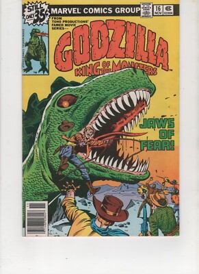 Godzilla #16, VF- 7.5, 1st Print, 1978, See Scans-image