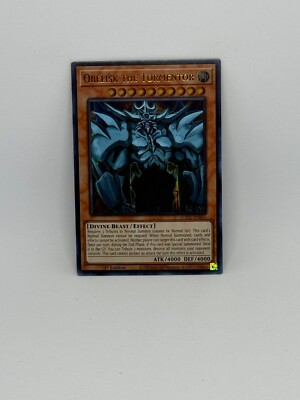 Yugioh Card Obelisk the Tormentor EGO1-EN001 ULTRA RARE 1st Edition NM-image
