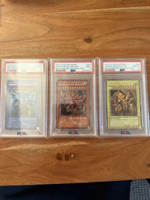 Yu Gi Oh God Rare Cards Sequential Obelisk, Winged Dragon Of Ra, Slifer-image