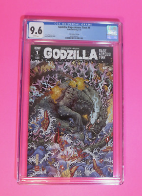 '16 IDW Godzilla Rage Across Time CGC 9.6 #1 Matt Frank Sub Cover-image