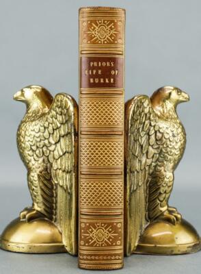 1839 Memoir of the Life and Character of Edmund Burke Sotheran Binding Leather-image