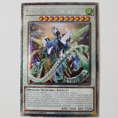 Clear Wing Synchro Dragon - RA04-EN059 - NM - Platinum Secret Rare - 1st ed-image