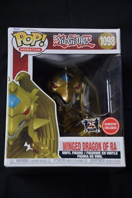 Funko POP! Super: Yu-Gi-Oh! Winged Dragon of Ra Metallic 6 inch Figure In Hand!-image