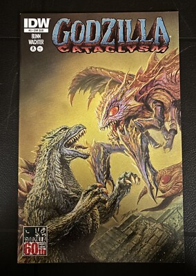 Godzilla Cataclysm #3 Subscription Variant Cover  IDW Comics 2014 NM RARE HTF-image