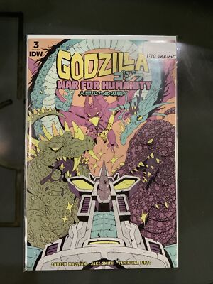 GODZILLA: WAR FOR HUMANITY ISSUE 3 - SAM MCKENZIE 1:10 RATIO VARIANT COVER RI-image