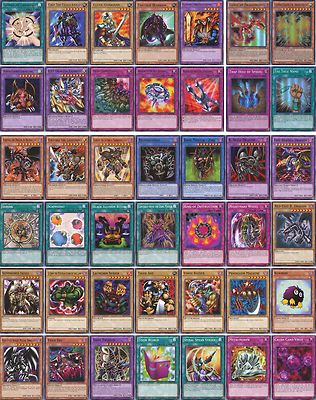 YUGIOH MILLENNIUM PACK - COMPLETE 48 CARD SET Card of Demise Winged Dragon of Ra-image