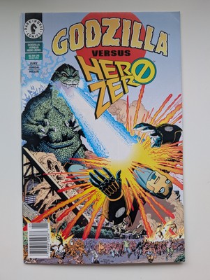 Godzilla Versus Hero Zero One Shot 1 NM HIGH GRADE Newsstand 1995 Dark Horse -image
