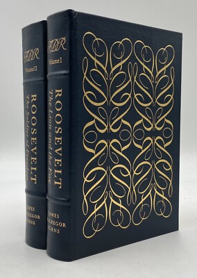 Franklin D Roosevelt James Burns Easton Press Library Presidents Two Volumes-image