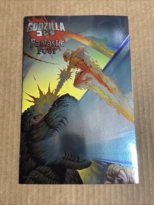 GODZILLA VS FANTASTIC FOUR #1 BAGLEY FOIL VARIANT 1ST PRINT MARVEL COMICS (2025)-image