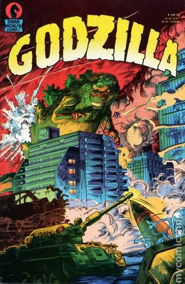 Godzilla #4 FN+ 6.5 1988 Stock Image-image