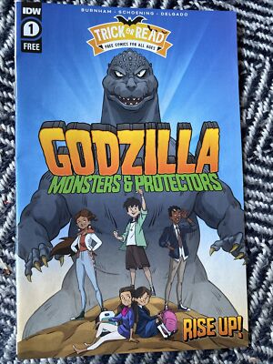 UNSTAMPED 2022 Trick or Read Godzilla Monsters Protectors Promotional Comic Book-image