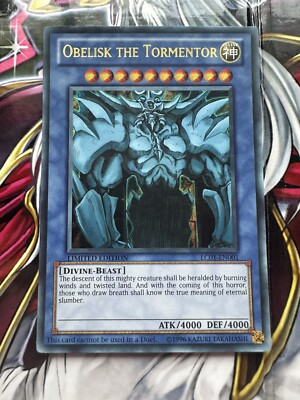 OBELISK THE TORMENTOR - NEAR MINT - ULTRA RARE - LC01-EN001 - LIMITED EDITION-image