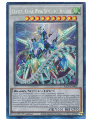 Crystal Clear Wing Synchro Dragon - RA04-EN059 - Collector's Rare Stampede-image