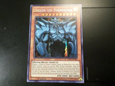 YUGIOH OBELISK THE TORMENTOR KICO-EN064 1ST ED PHAROAH'S SECRET RARE M/NM NEW-image