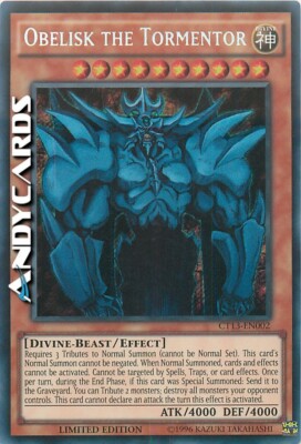 OBELISK THE TORMENTOR • (Obelisk The Tormentor) • Secret • CT13 EN002 • Lim-image