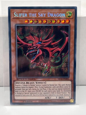 YUGIOH EGYPTIAN GOD SET SBCB-EN201 202 203 SLIFER,OBELISK,RA 1ST EDITION-image